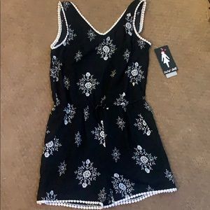 Floral Girls Romper